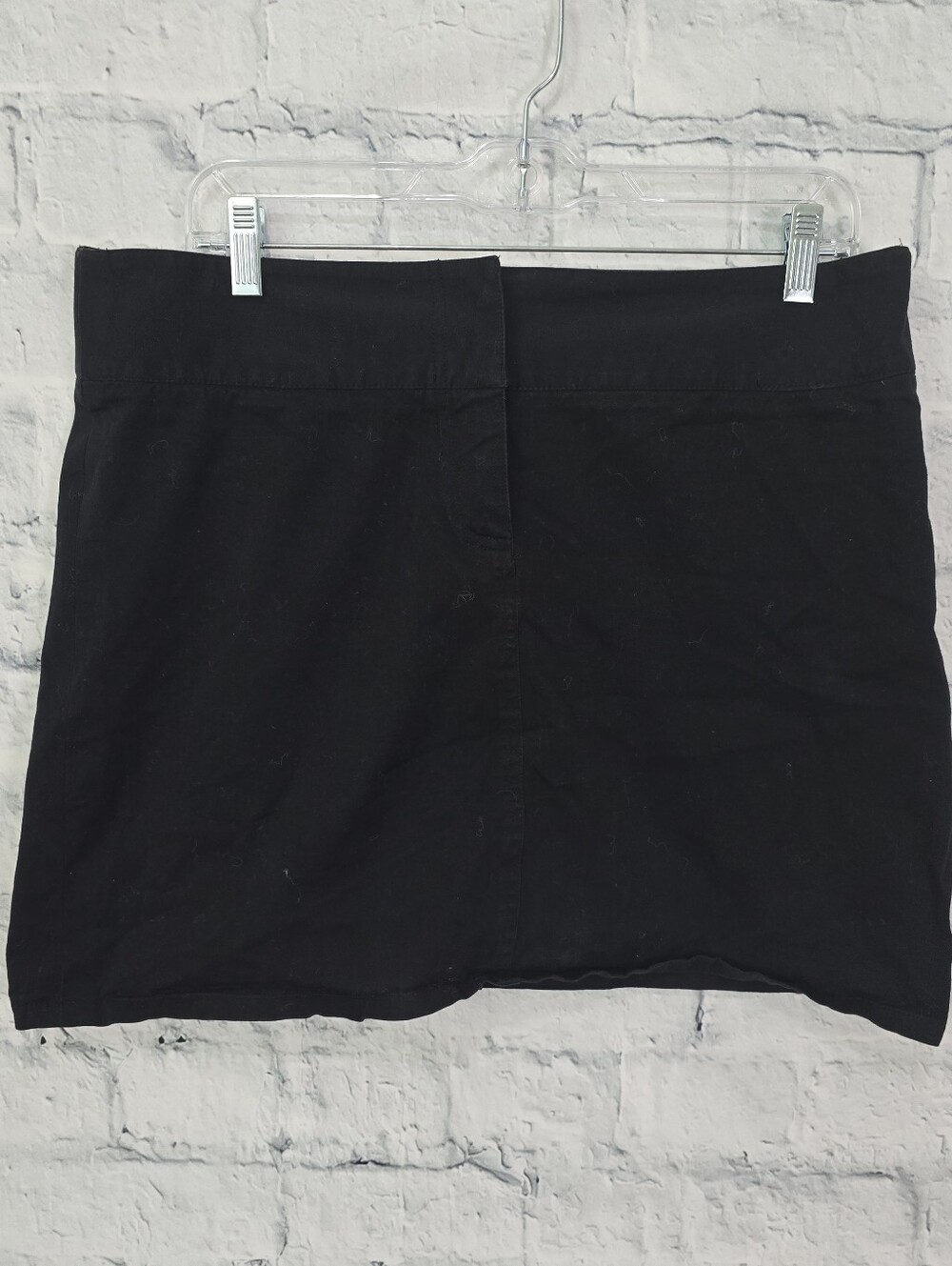 Kenneth Cole Mini Skirt SZ 14 black Casual A3